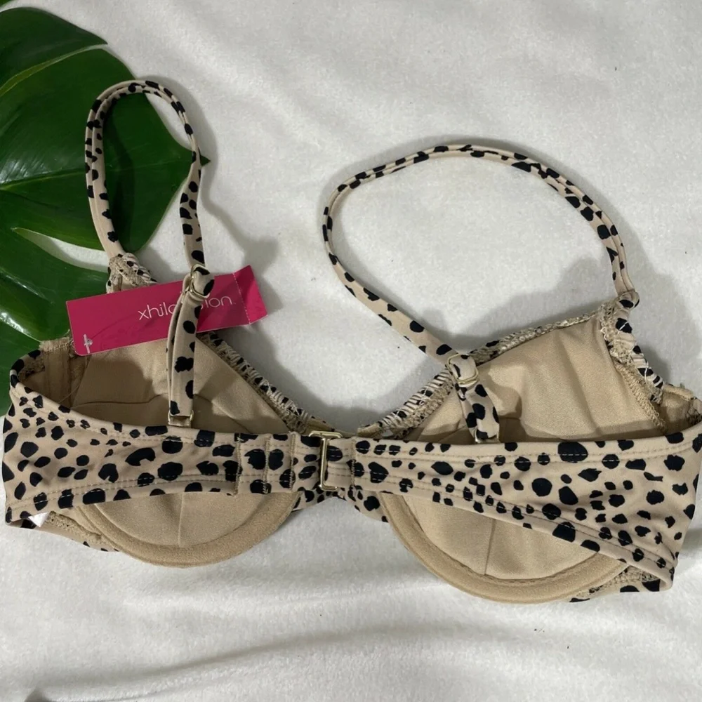 NWT Xhilaration [ XS ] Smocked‎ Underwire Bikini Top + [ S ] Hipster Bottom